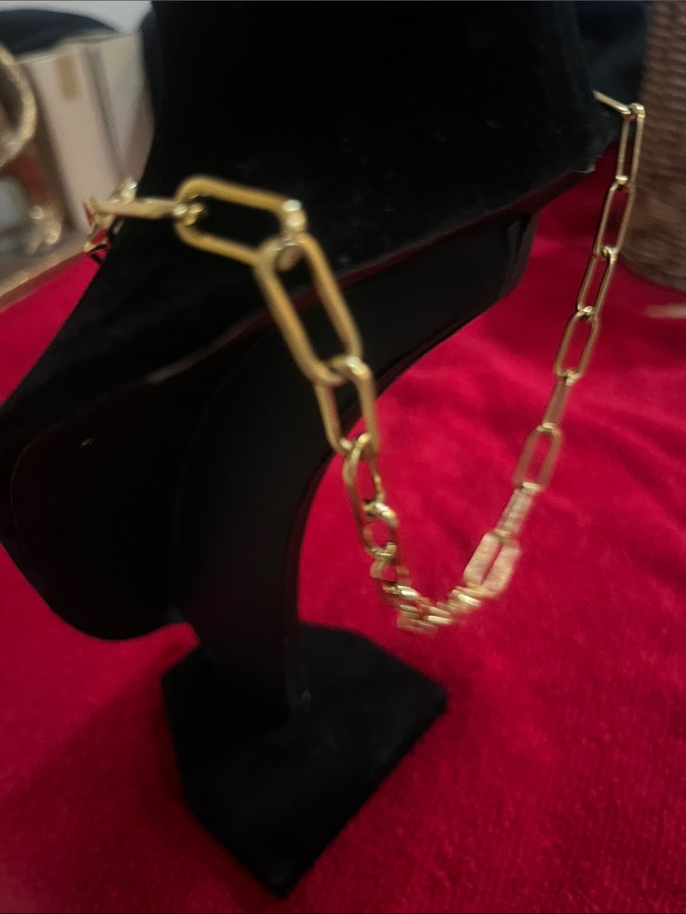 Gold Tone Chain Necklace with Medallion Pendant - Women's Jewelry - Picture 2 of 2